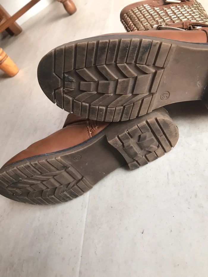 Bottines femmes couleur marron taille 37 très bon état - photo numéro 5