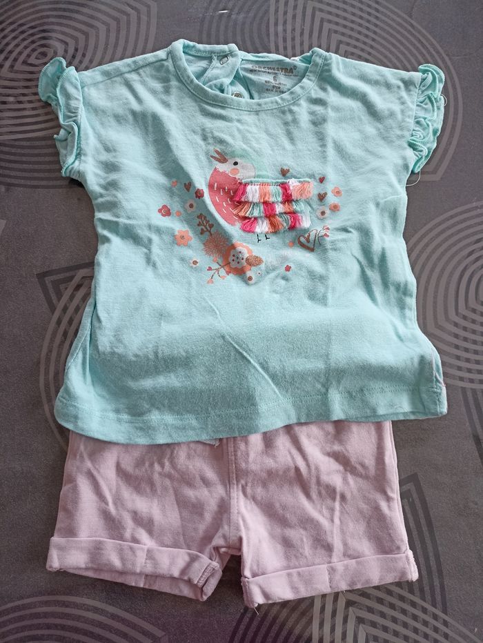 Ensemble tee shirt et short