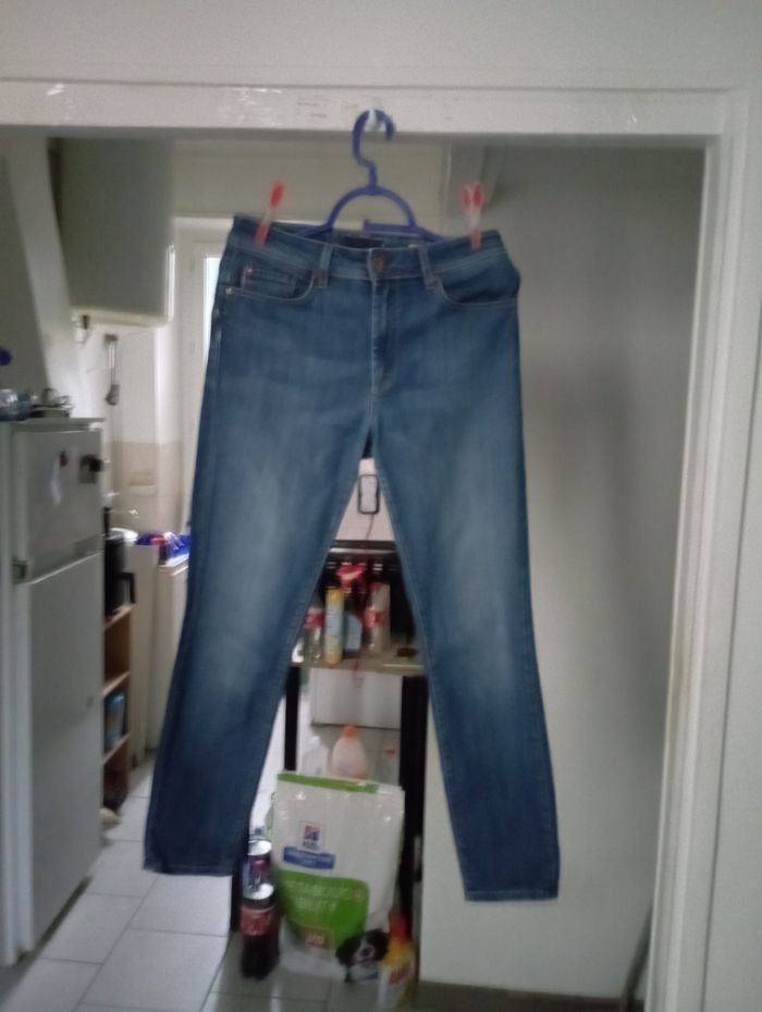 Jean salsa taille 38 couleur bleu - photo numéro 4