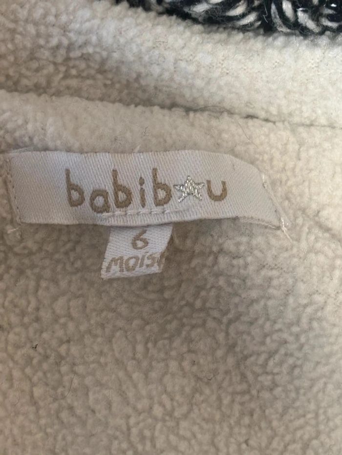 Poncho taille 6mois marque babibou - photo numéro 3
