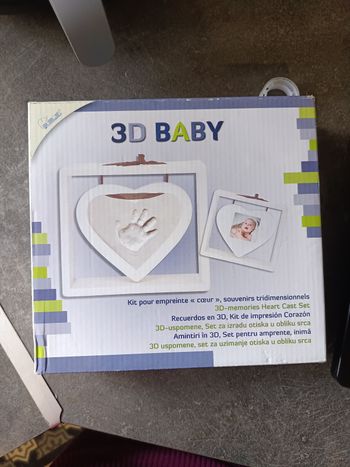 Kit 3D empreinte bébé