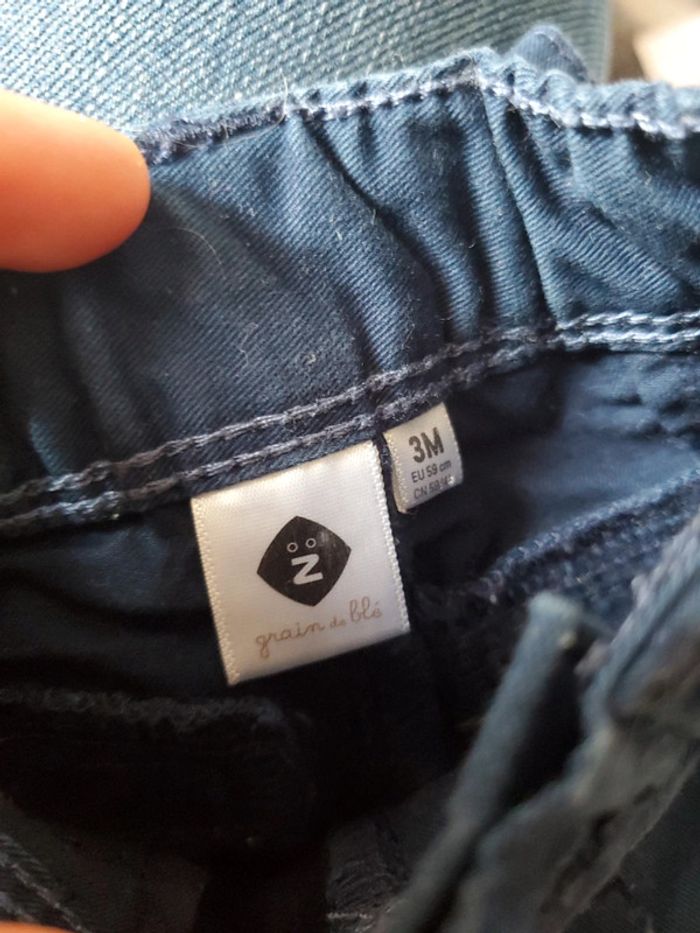 Pantalon 3 mois grain de ble - photo numéro 2
