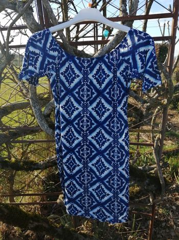 Robe tout en bleu !!