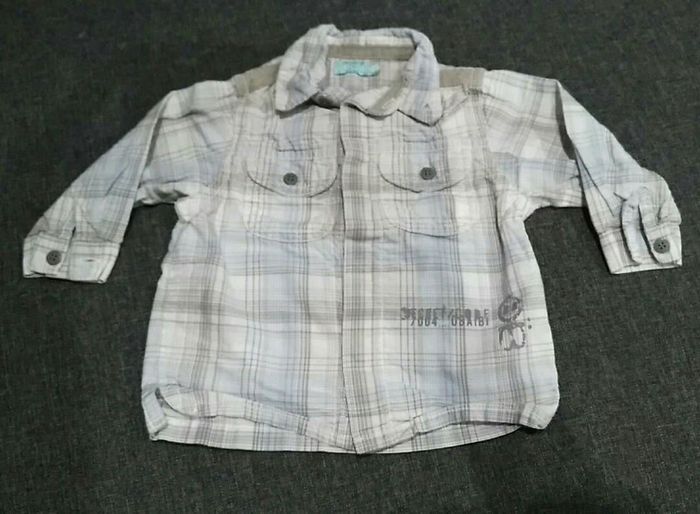 Chemise manches longues - 6 mois