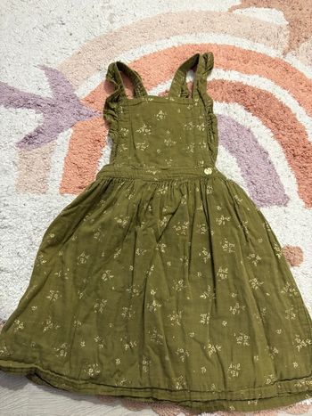 Salopette robe kaki 8 ans 