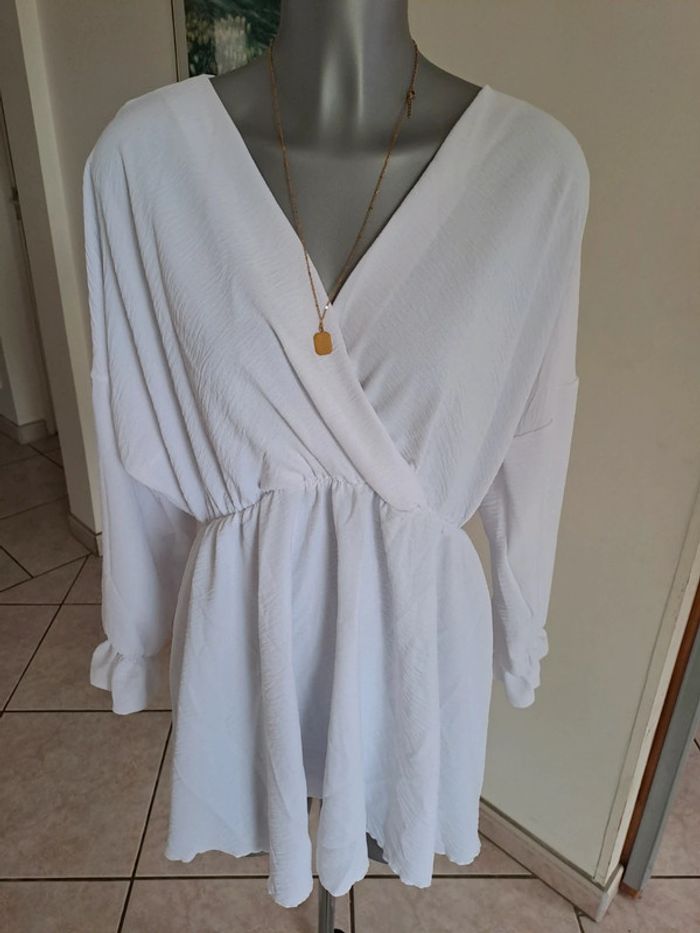 Blouse cache coeur