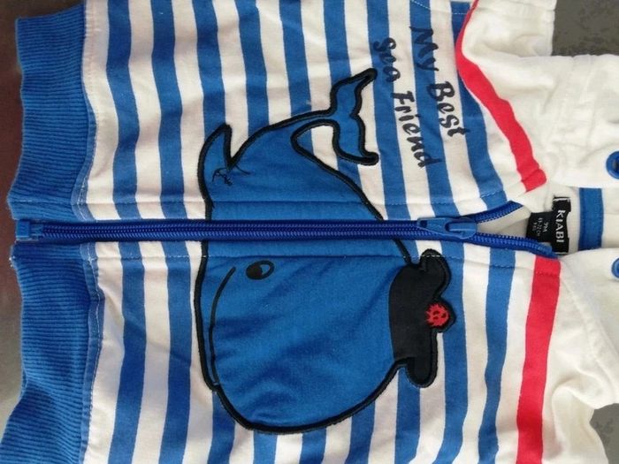 Veste zippée 9 mois manches longues - photo numéro 3