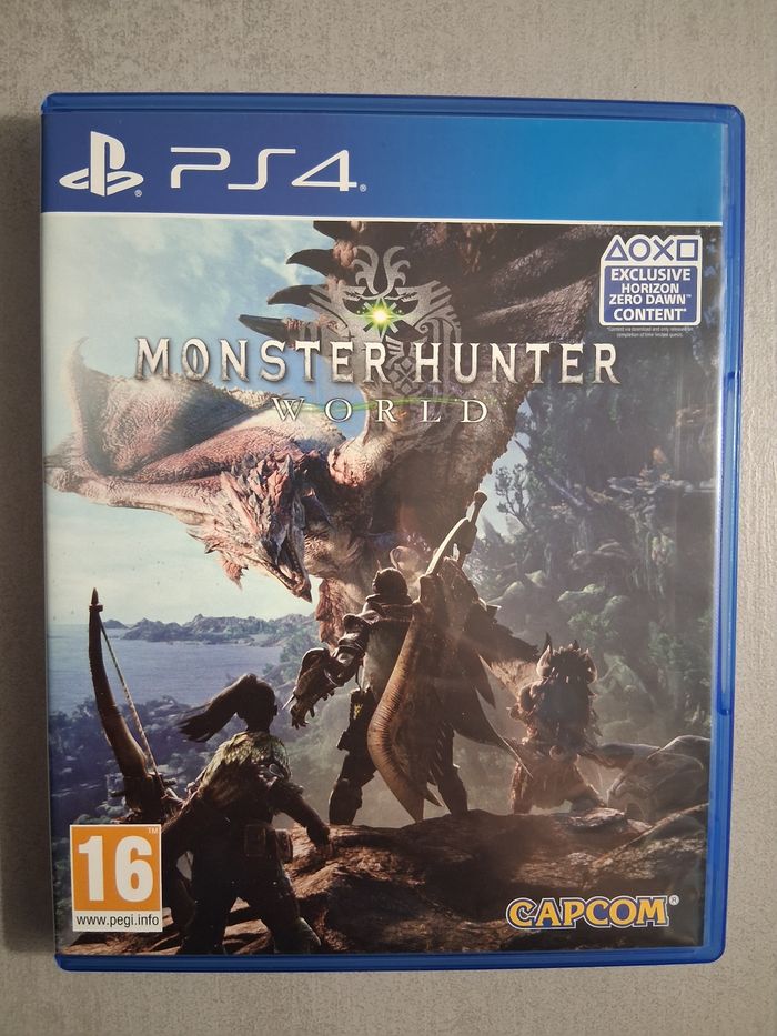Jeux ps4 monster Hunter wold