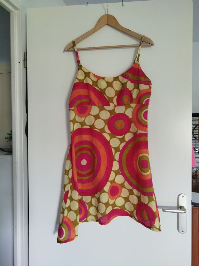 Robe 👗 coton asymétrique made in Népal - photo numéro 2