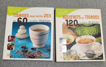 Lot 2 livres tisanes pour rester zen en 60 recettes maison et bienfaits des tisanes en 120 recettes maison
