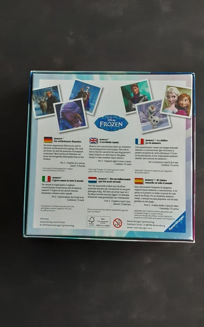 Memory reine des neiges - photo numéro 2