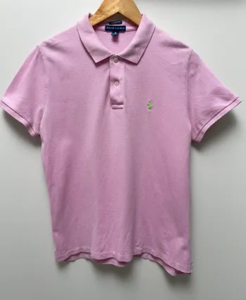 Polo Ralph Lauren pink logo green Skinny Womens XL