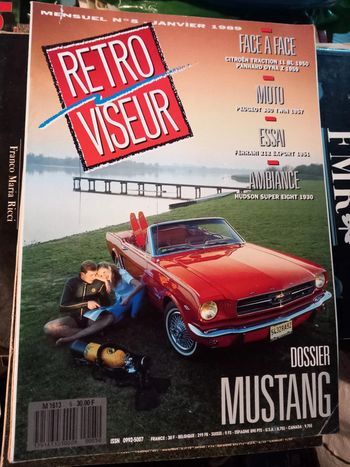 Livre Voiture Retro Viseur n°5 Janvier 1989