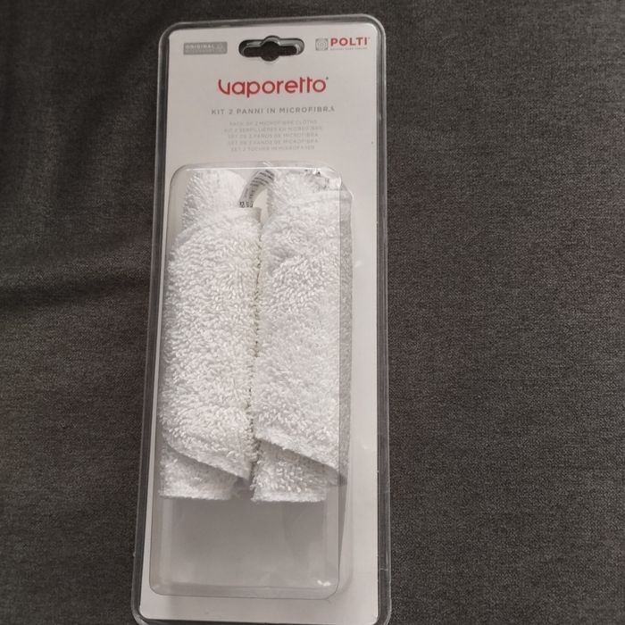 Lot de 2 serpillières microfibre vaporetto neuf