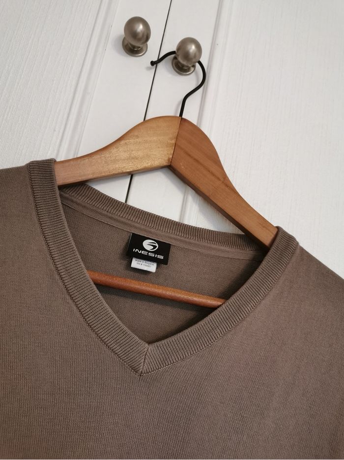 Pull coton en V - photo numéro 2