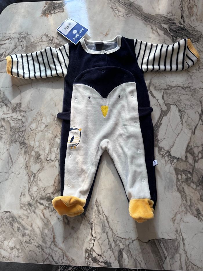 Pyjama en velours Absorba 1 mois Neuf