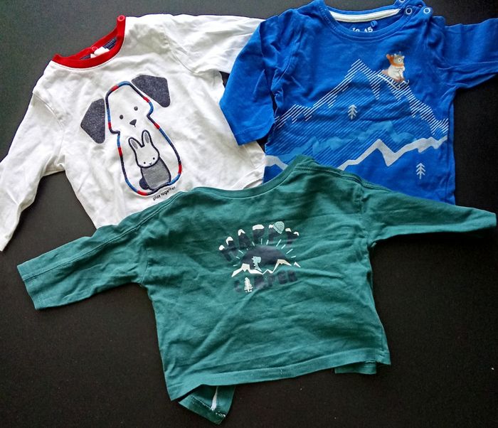 Lot tee-shirt manche longue