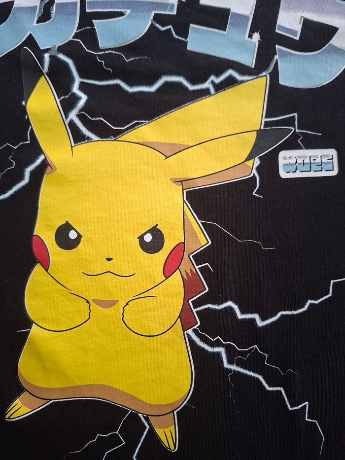 Tee-shirt Pokémon Pikachu XXS 12 ans Celio - photo numéro 7