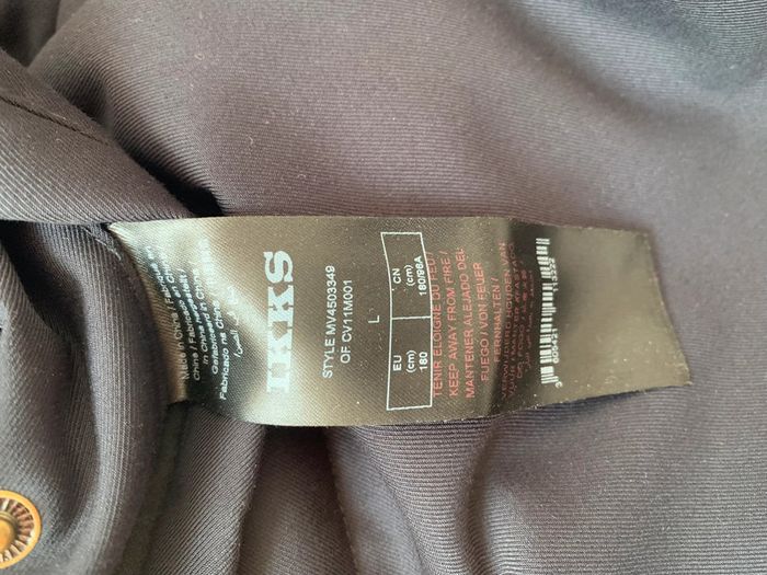 Doudoune mi saison bleue marine - taille L - IKKS - photo numéro 8