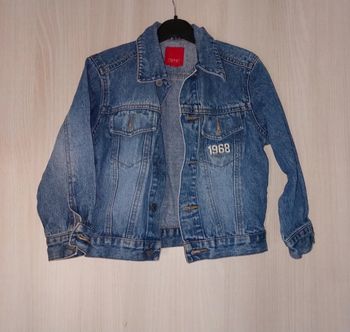 Veste en jeans esprit fille T : 4/5 ans