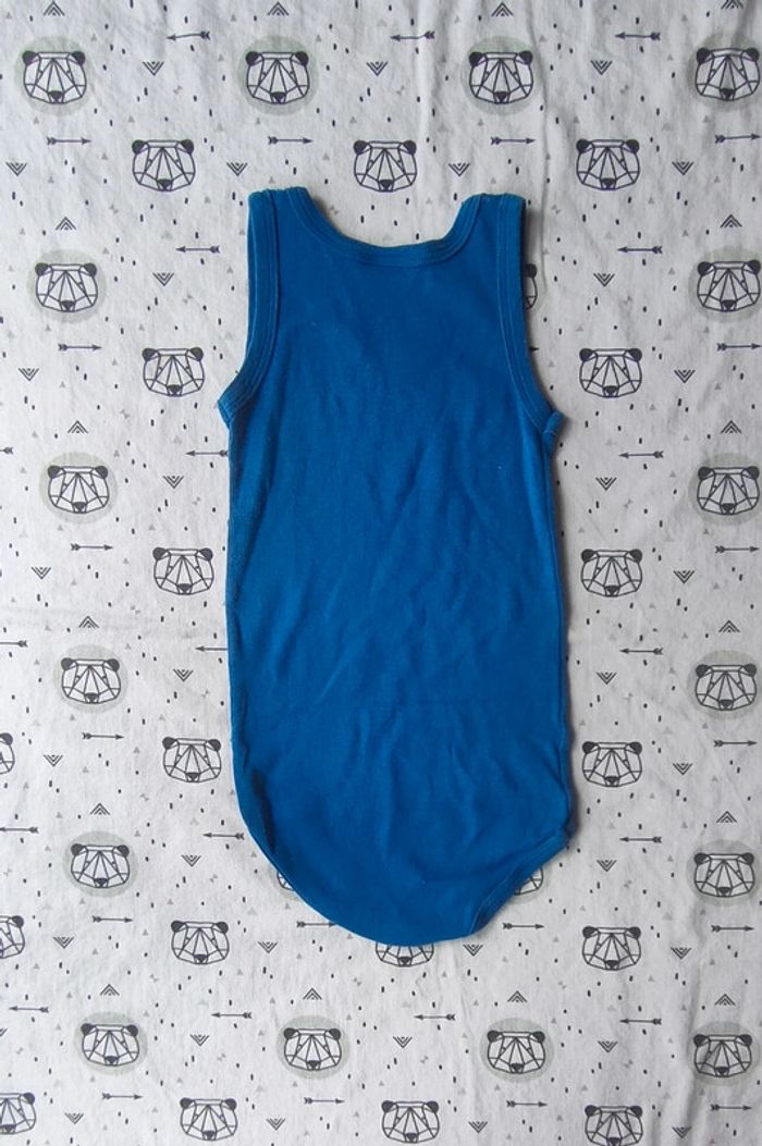 Bodie bleu manches courtes taille 18 mois - photo numéro 2