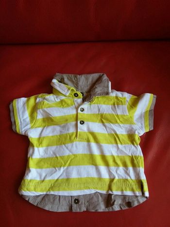 Elegant polo manches courtes