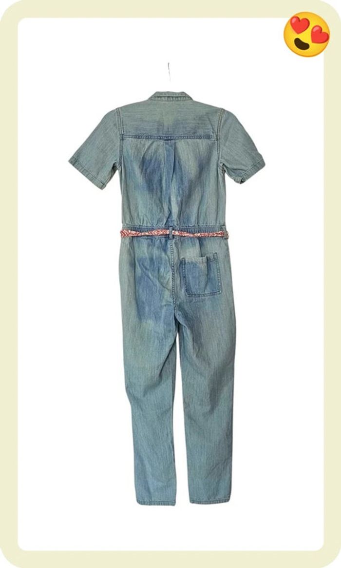 Salopette Monoprix Teens bleu taille 12 ans / 152 cm - photo numéro 2