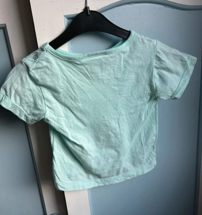 🐱 T-shirt Disney Marie 💙 | 9 mois | Manches courtes – Très bon état - photo numéro 4