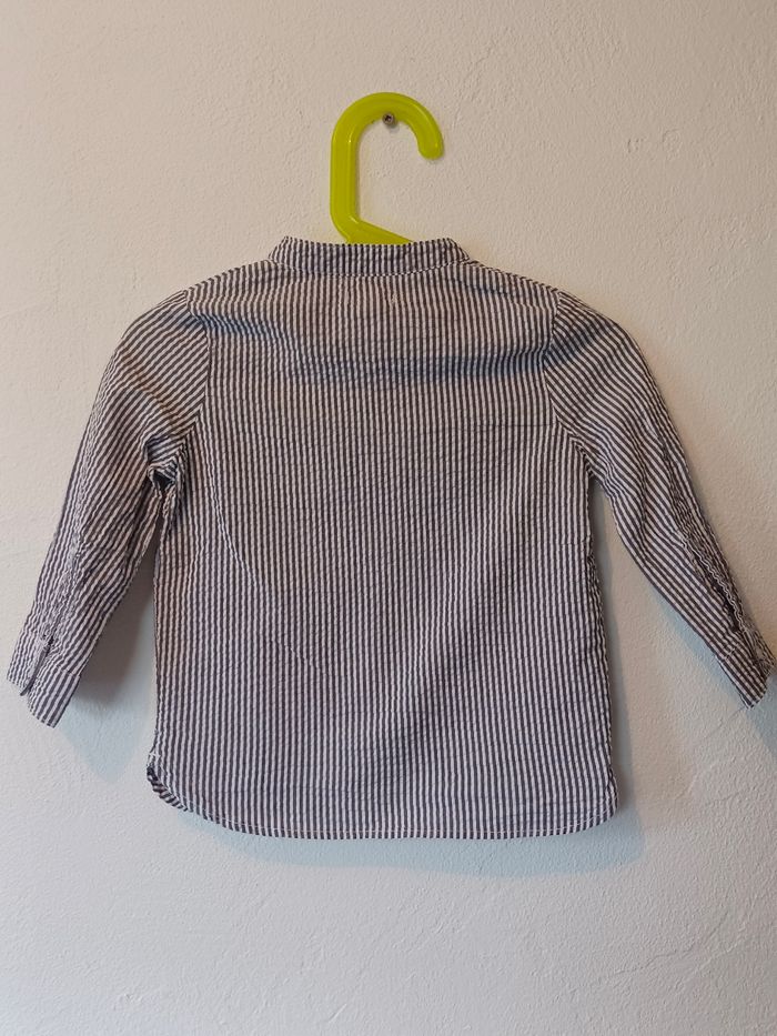 Chemise rayée manches longues Kiabi 18 mois - photo numéro 5