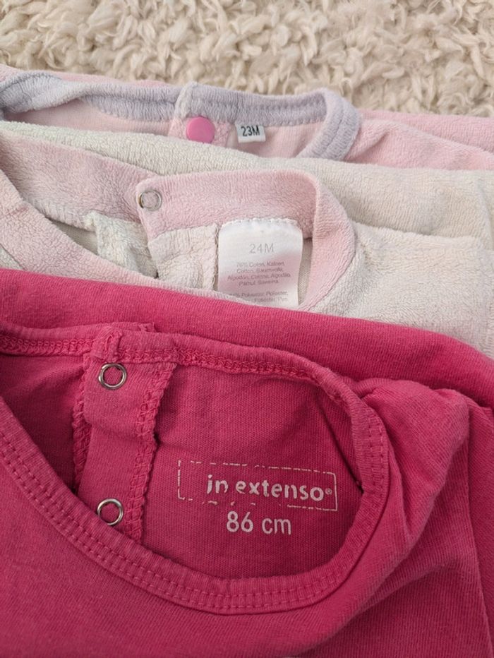 Lot de 3 pyjamas fille 2 ans / 24 mois - photo numéro 3
