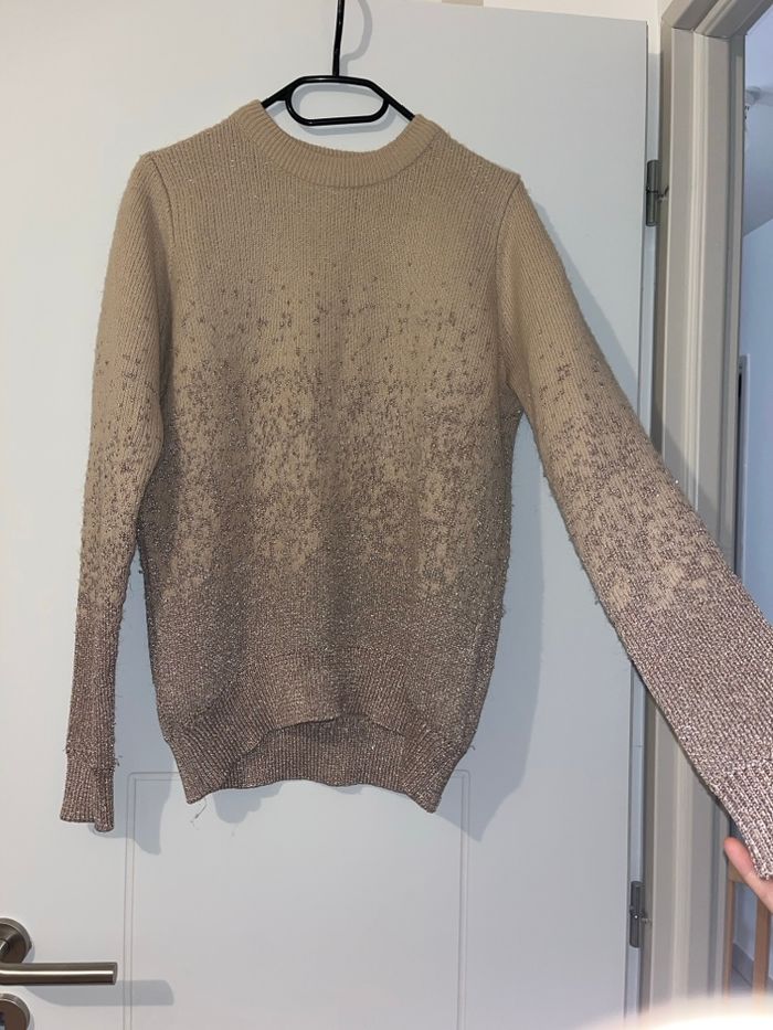 Pull rose paillette - photo numéro 3