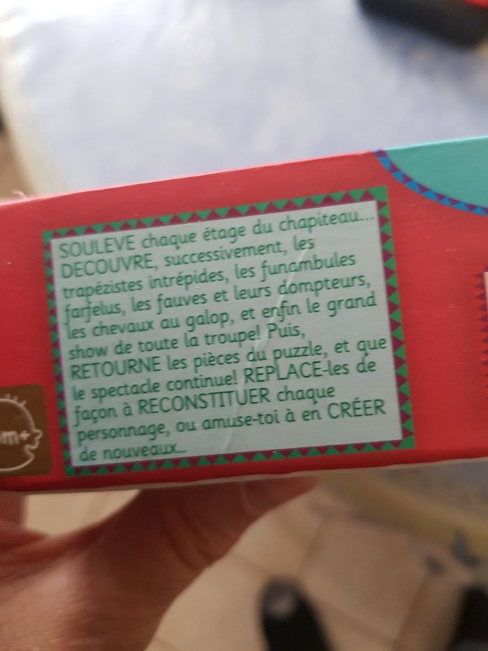 Puzzle circus 2 faces Lilliputiens - photo numéro 2