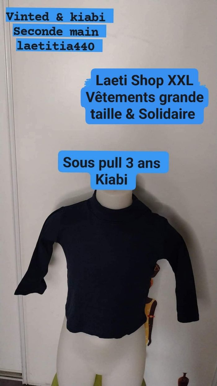 Sous-pull 3 ans garçon