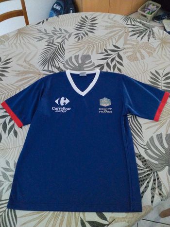 Maillot Équipe de France Carrefour 12/14 ans
