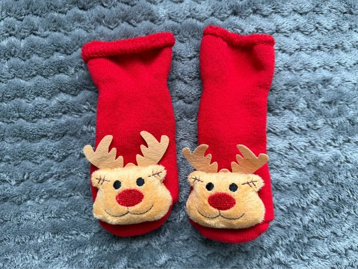 Chaussettes bébé renne