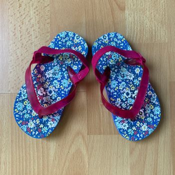Sandales Tongs à Fleurs Zara Home Kids – Fille – 24/25