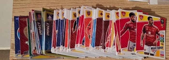 Lot cartes foot adrenalyn panini
