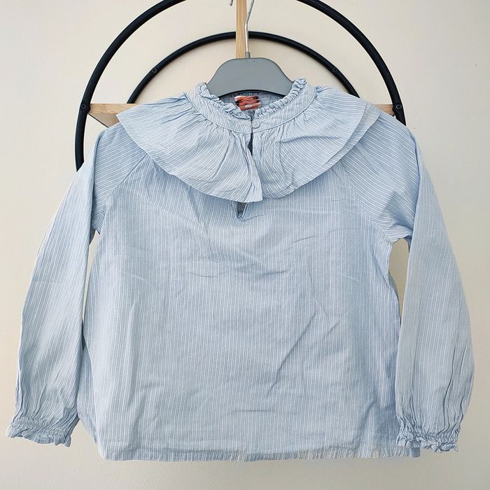 6 ans blouse a col tape a l'oeil