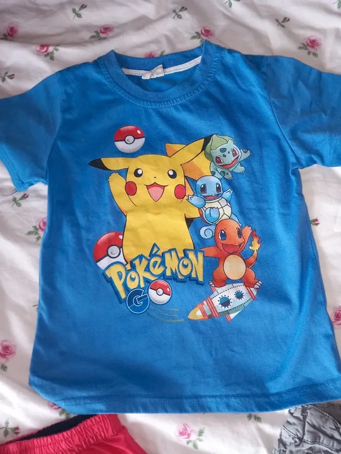 Lot short T-shirt pokemon - photo numéro 9
