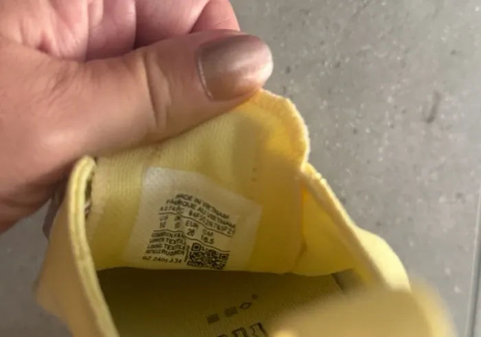 Converse all star basket à sractch jaune 26 neuve avec étiquette - photo numéro 3