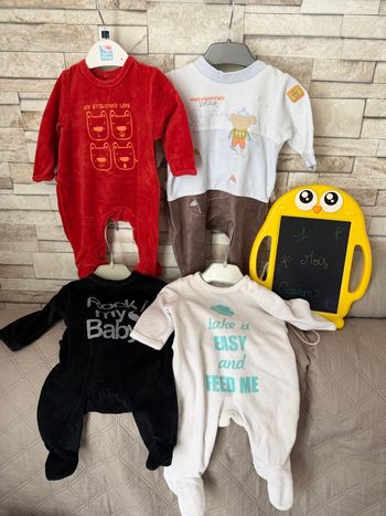 Pyjamas polaires Garçon - T1mois - 50cm-54cm