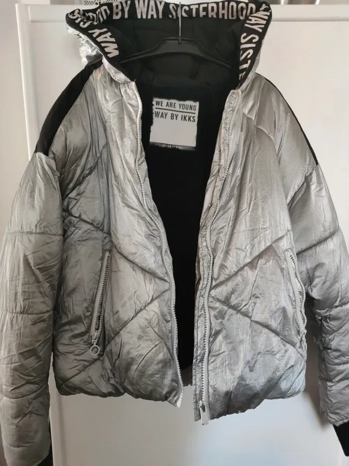 Manteau argent