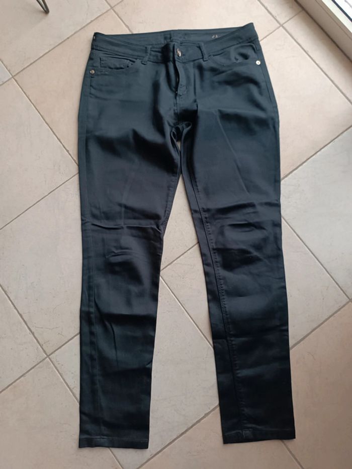 Jeans SkINNY noir Zara - taille 44 - photo numéro 3
