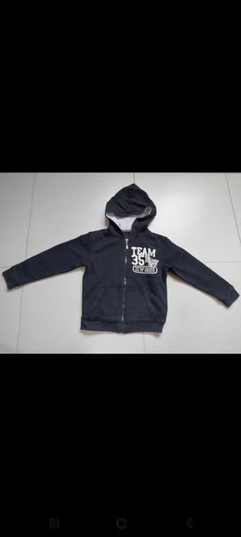 Gilet zippé à capuche 5 ans