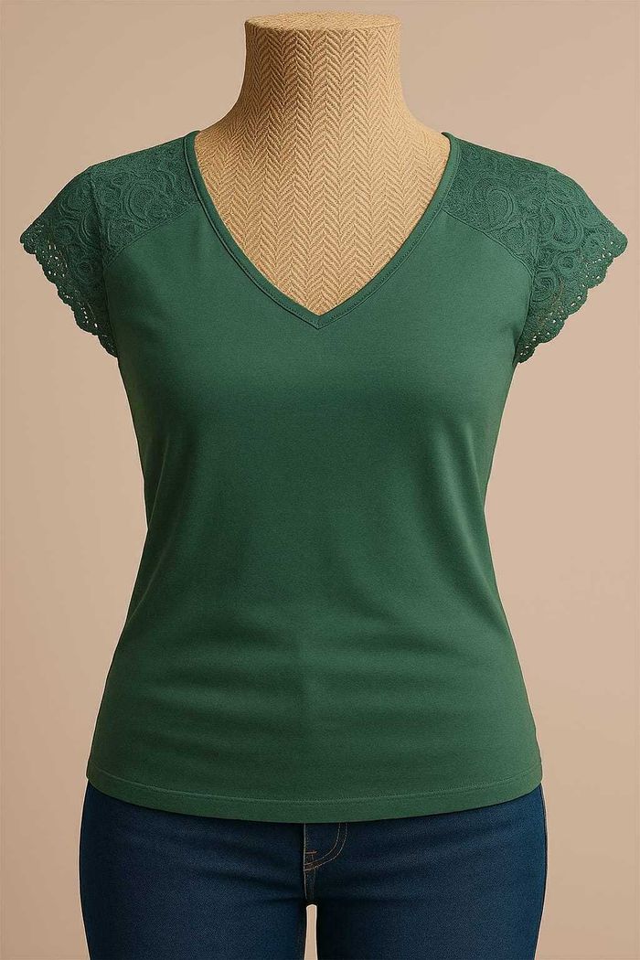 Haut debardeur vert Lulumary Taille S Neuf