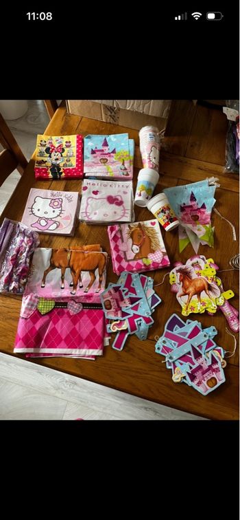 Lot anniversaire fille