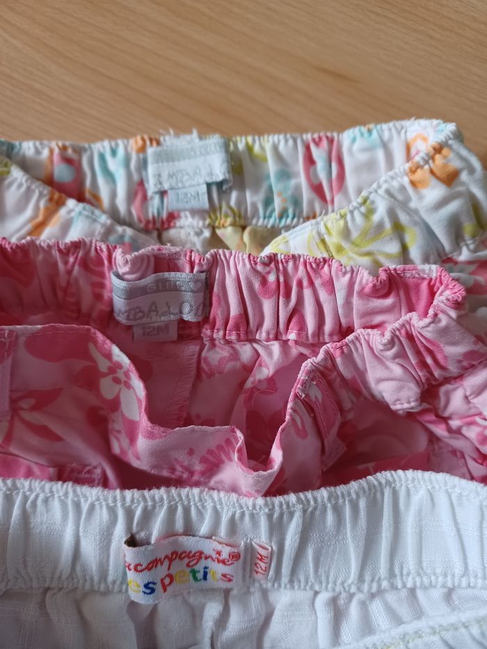 Lot 3 t-shirts 2shorts 1 bermuda - photo numéro 3