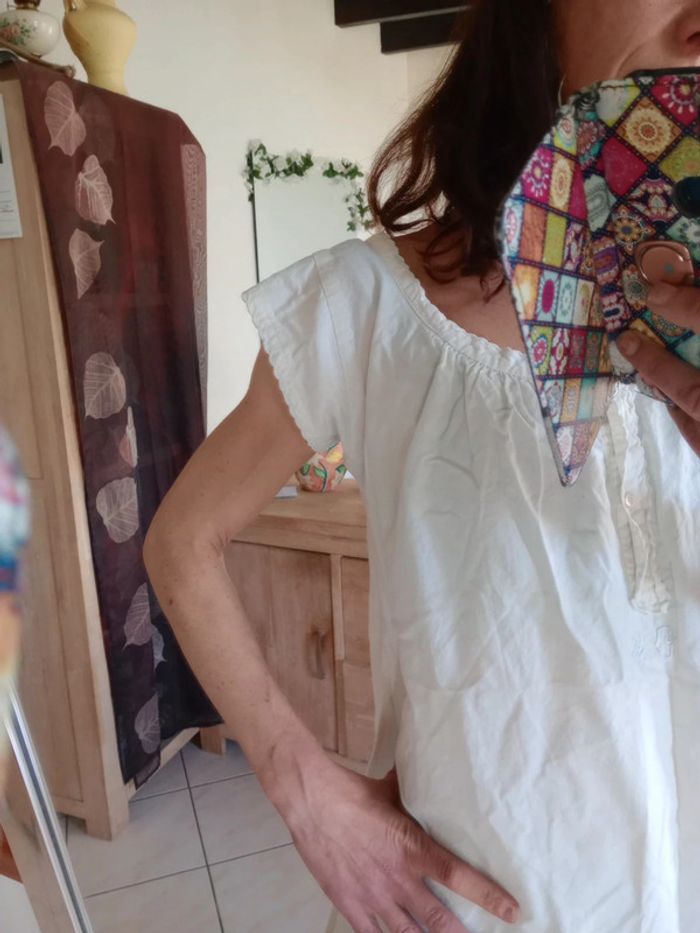 Robe 44 blanc cassé c8 - photo numéro 7