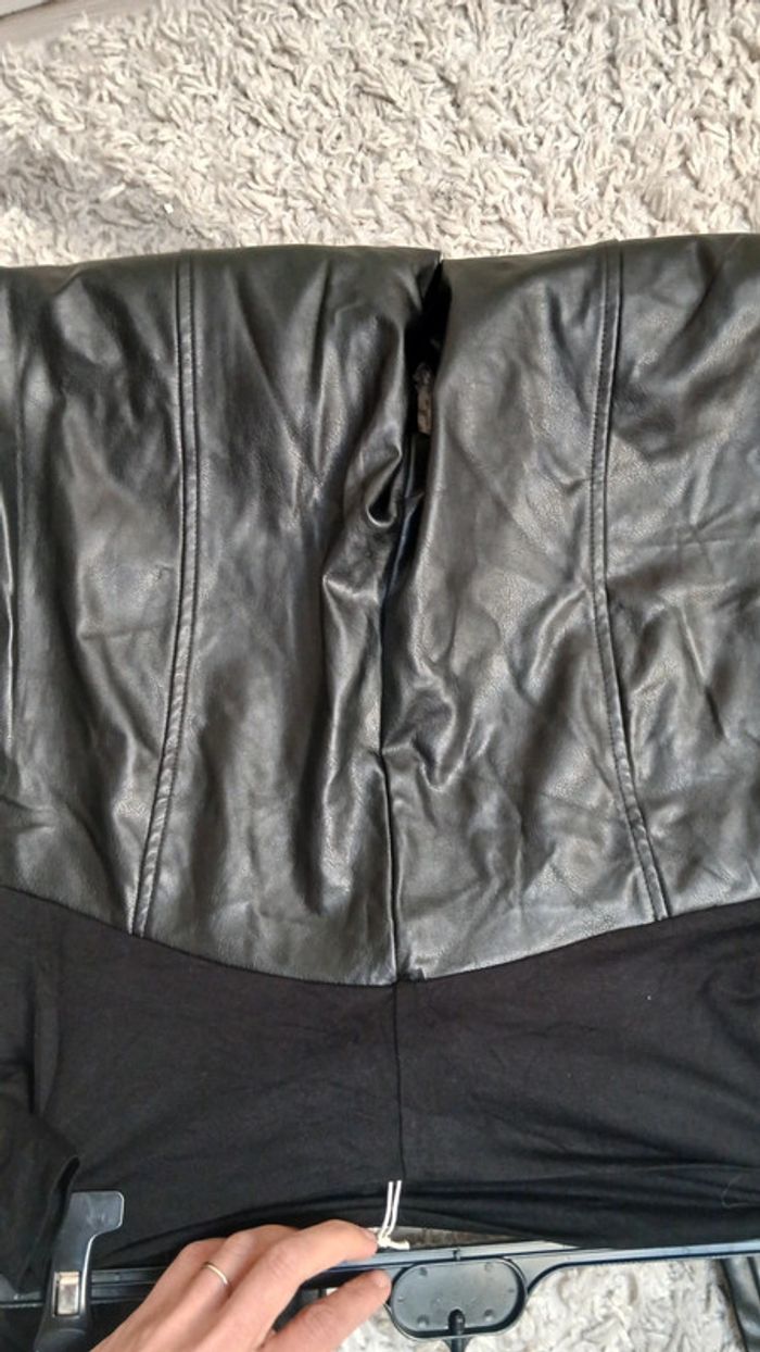 Pantalon cuir neuf grossesse - photo numéro 3