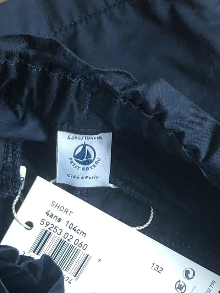 Short en serge douce Petit bateau T-4 ans - photo numéro 4